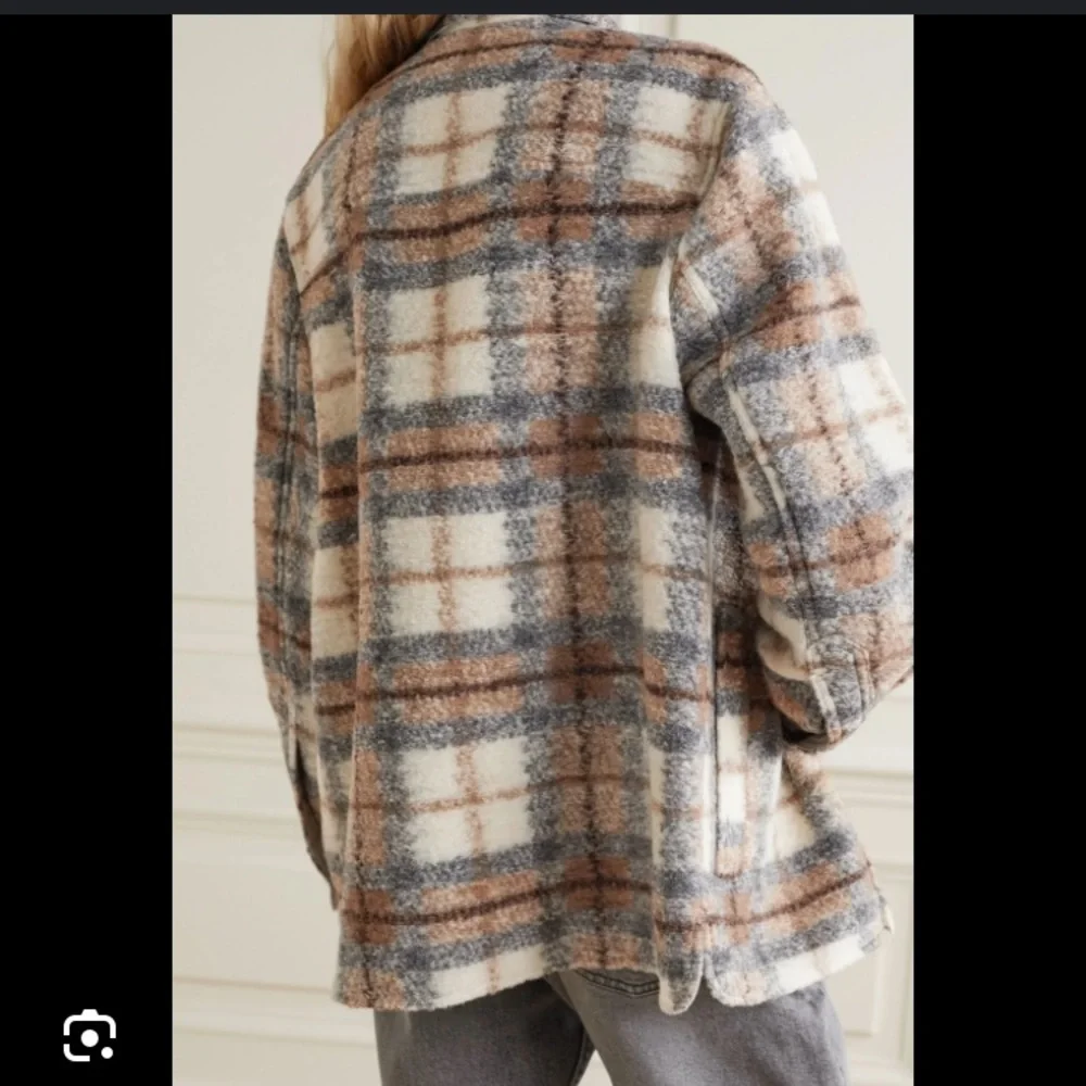 Isabel marant gastoni plaid jacket shacket 38 / S/M - Picture 2 of 8